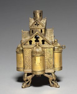 Rökelsebrännare och stativ för ett altarkors, 1150-1175 av Romanesque