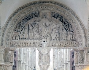 Vezelay Abbey (89), trumhinnan i basilikan Santa Maria Magdalena. 1100-talet