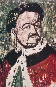 Porträtt av Constantin Cantacuzeno (efter en fresk i klostret Hurez)