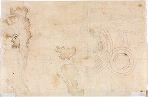Koncentriska cirklar (verso) av Romanino