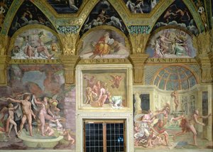 Psykets rum. Venus och Mars badar; Bacchus och Ariadne; Venus och Adonis överraskade av Mars