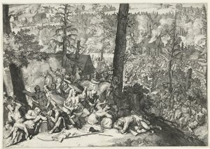 Hertig Karl V av Lorraine och markgreve Louis Willem van Baden-Badens seger över turkarna, 1687