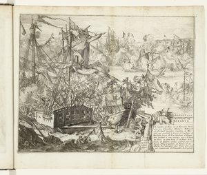 Slaget vid Lepanto, 1571 Victoire de Lepanto (titel på objekt) Guerres de Flandres (serietitel)