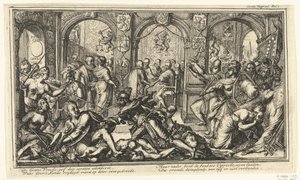 Allegori av Unionen av Utrecht, 1579 av Romeyn de Hooghe