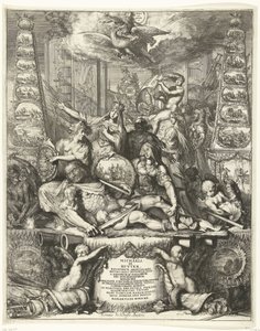 Allegori över Michiel de Ruyters död, 1676 av Romeyn de Hooghe