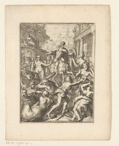 Allegorisk framställning av Vilhelm III till häst av Romeyn de Hooghe