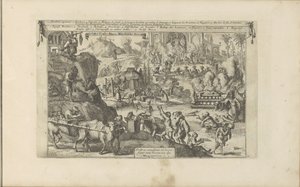 Bedelaars i Oost- och Västindien Bedel en Slacht-Papen Afgoden der Mexicanen / Mendian Priests and Sacrifians to the Divinitea of ​​the Mexicans (titel på objekt) Öst- och Västindien och andra platser (serietitel) av Romeyn de Hooghe