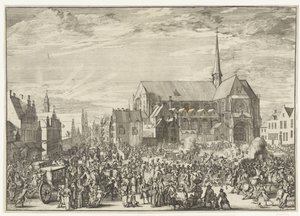 Leopold I:s intåg i Bryssel, 1686 Leopold I:s intåg i Bryssel efter att ha besegrat turkarna, 1686 (serietitel) av Romeyn de Hooghe
