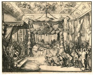 Drottning Mary II Stuart på sin dödsbädd, 1695 The Death and Burial of Mary II Stuart, Queen of England, 1695 (serietitel)