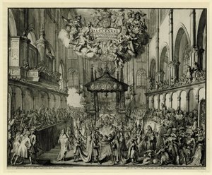 Choir of Westminster Abbey med Queen