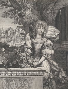 Porträtt av Mary Stuart,.n.d., n.d.. av Romeyn de Hooghe