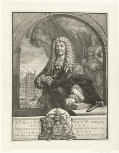 Porträtt av Adriaen Pauw av Romeyn de Hooghe