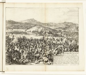 Slag bij Aumale, 1592 Battle of Aumale (titel på objekt) Wars of Flanders (serietitel) av Romeyn de Hooghe