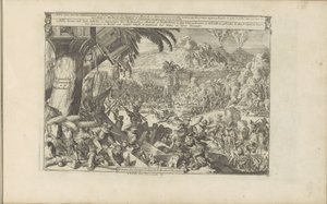 Spanska wredheden i Västindien Spaensche Tyrannyen in de Westindies / Spanjorernas tyranni i Västindien (titel på objektet) Öst- och Västindien och andra platser (serietitel) av Romeyn de Hooghe
