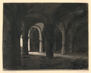 Scenografi, krypta av Romolo Achille Liverani