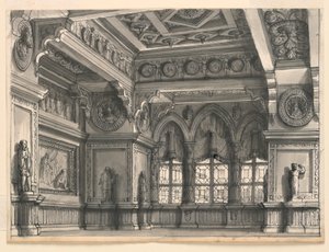 Scenografi, Gotiskt rum av Romolo Achille Liverani