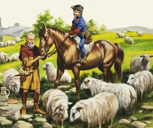 En bondpojke på 1400-talet av Ron Embleton