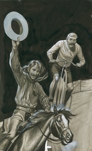 Cykel vs häst av Ron Embleton