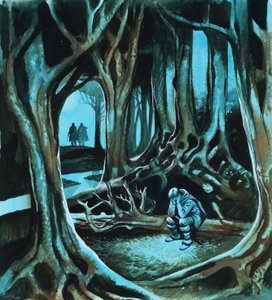 Fairy Tale (gouache på papper)