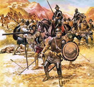 Francisco de Coronados expedition till den amerikanska västern av Ron Embleton