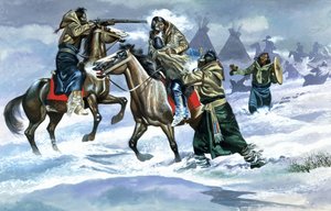 Indianer i snön av Ron Embleton