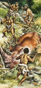 Förhistoriska jägare av Ron Embleton