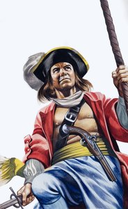 Sir Henry Morgan (gouache på papper)