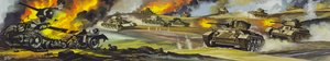 Slaget vid El Alamein av Ron Embleton