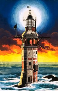 Eddystone-fyren av Ron Embleton