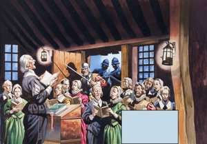 Pilgrimsfäderna av Ron Embleton