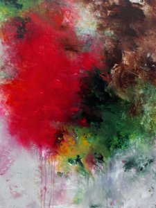 Livfull abstrakt expressionism av Ron Halfant