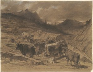 Boskap i Auvergne av Rosa Bonheur