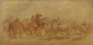 Studie för The Horse Fair av Rosa Bonheur
