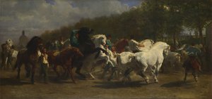 Hästmässan, 1855 av Rosa Bonheur