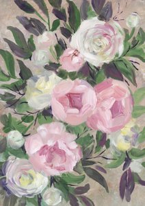 Bukett i mjukt rosa