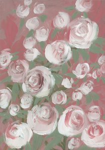 Mjukt rosa rosor