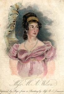 Miss M A Wilson, c1820-1850 av Rose Emma Drummond