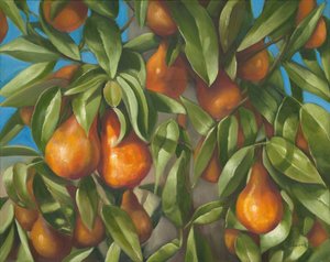 Pears 1, 2014 (olja på duk)