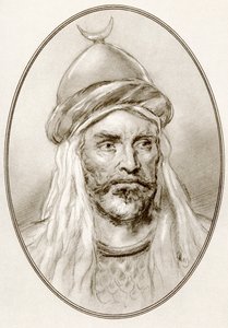 An-Nasir Salah ad-Din Yusuf ibn Ayyub, från Living Biography of Famous Rulers.