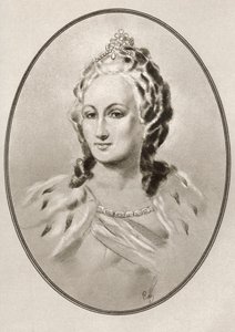 Catherine II, från Living Biography of Famous Rulers.