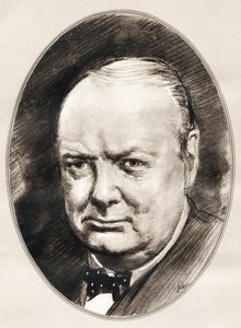 Sir Winston Leonard Spencer-Churchill, från Living Biographies of Famous Men.