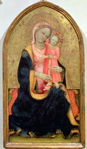 Madonna of Humility (tempera på panel)