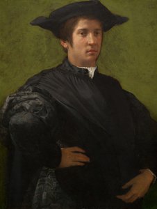 Porträtt av en man, tidigt 1520-tal. av Rosso Fiorentino