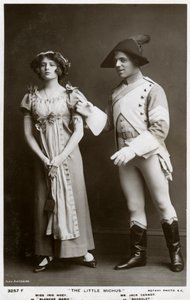 Iris Hoey och Jack Cannot, brittiska skådespelare, c1908. av Rotary Photo