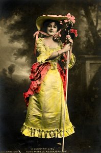 Olive Morell, skådespelerska, 1903. av Rotary Photo