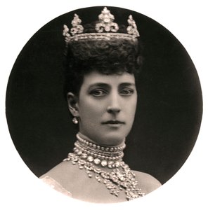 Drottning Alexandra 1844-1925, drottning gemål till kung Edward VII, sent 1800-tal.