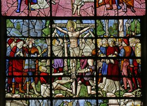 Fönster som visar martyrdöden av St Denis, detalj av 2921672
