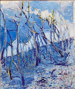 Landskap eller kastanjeskog,. c.1918-21 av Rubaldo Merello