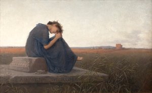 Roms landsbygd. Grabmal der Caecilia Metella av Rudolf Bacher