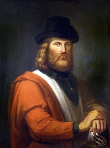 Giuseppe Garibaldi målning av R.E.Hauser av Rudolf Eduard Hauser